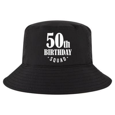 50th Birthday Squad Cool Comfort Performance Bucket Hat