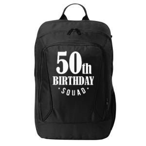 50th Birthday Squad City Backpack