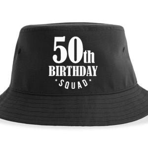 50th Birthday Squad Sustainable Bucket Hat