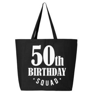 50th Birthday Squad 25L Jumbo Tote