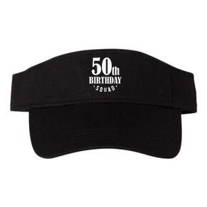 50th Birthday Squad Valucap Bio-Washed Visor