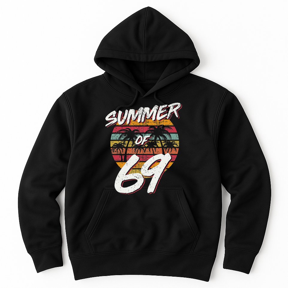 50th Birthday Summer of 69 Gift Mom Daddy Hoodie