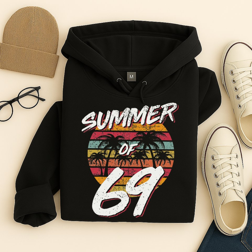 50th Birthday Summer of 69 Gift Mom Daddy Hoodie