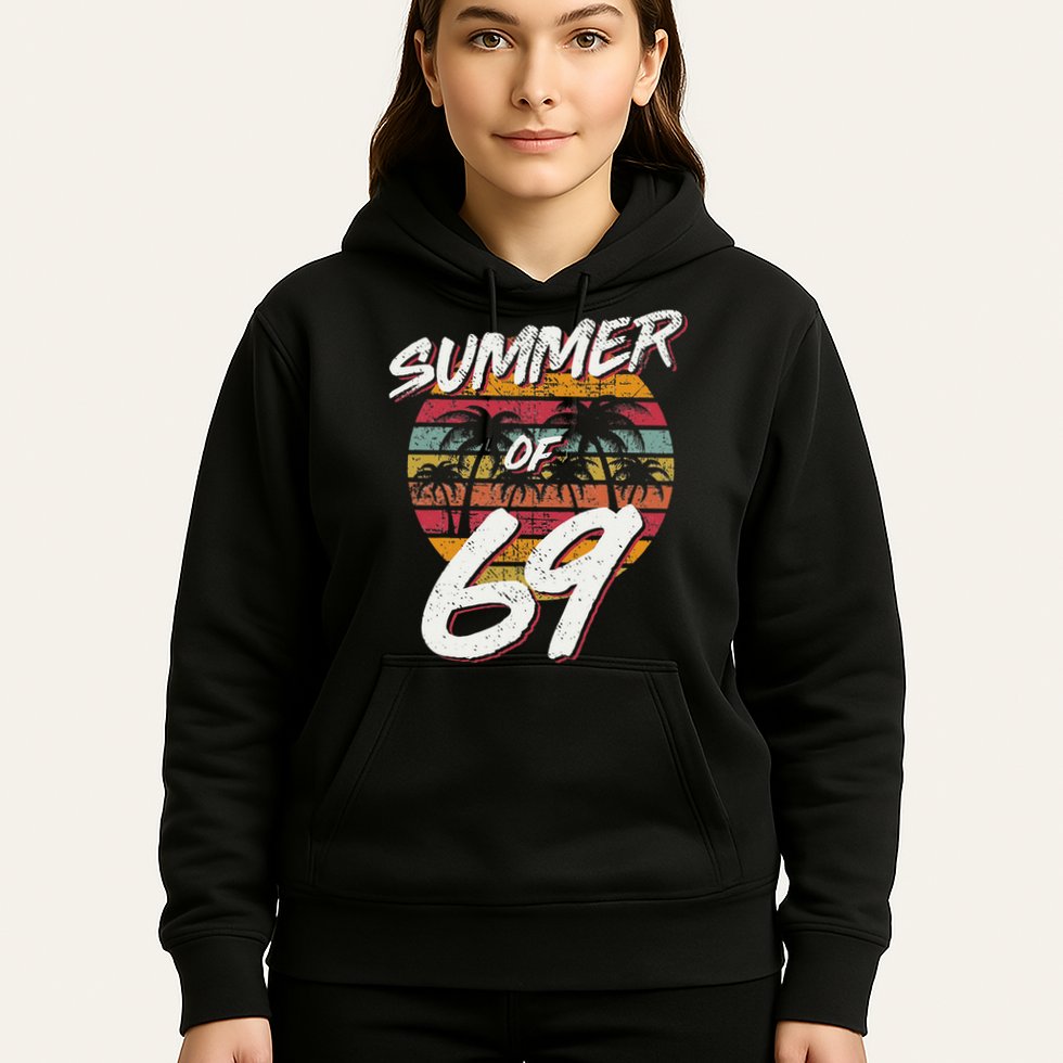 50th Birthday Summer of 69 Gift Mom Daddy Hoodie