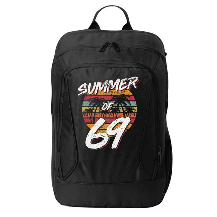 50th Birthday Summer of 69 Gift Mom Daddy City Backpack