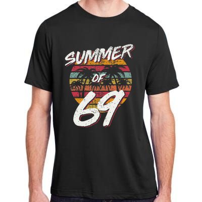 50th Birthday Summer of 69 Gift Mom Daddy Adult ChromaSoft Performance T-Shirt