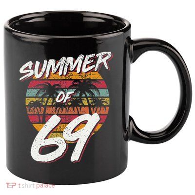 50th Birthday Summer of 69 Gift Mom Daddy 11oz C Handle Ceramic Mug