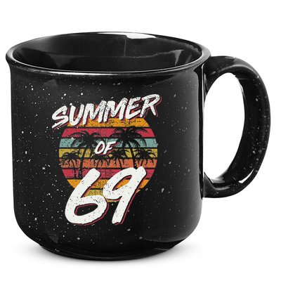 50th Birthday Summer of 69 Gift Mom Daddy 15oz Campfire Ceramic Mug