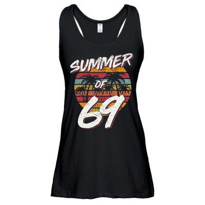 50th Birthday Summer of 69 Gift Mom Daddy Ladies Essential Flowy Tank
