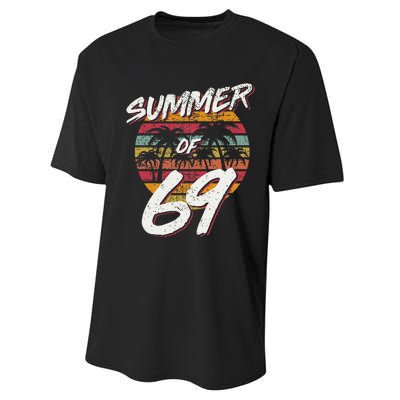 50th Birthday Summer of 69 Gift Mom Daddy Performance Sprint T-Shirt