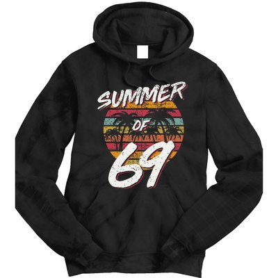 50th Birthday Summer of 69 Gift Mom Daddy Tie Dye Hoodie