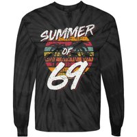 50th Birthday Summer of 69 Gift Mom Daddy Tie-Dye Long Sleeve Shirt