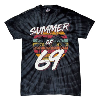 50th Birthday Summer of 69 Gift Mom Daddy Tie-Dye T-Shirt