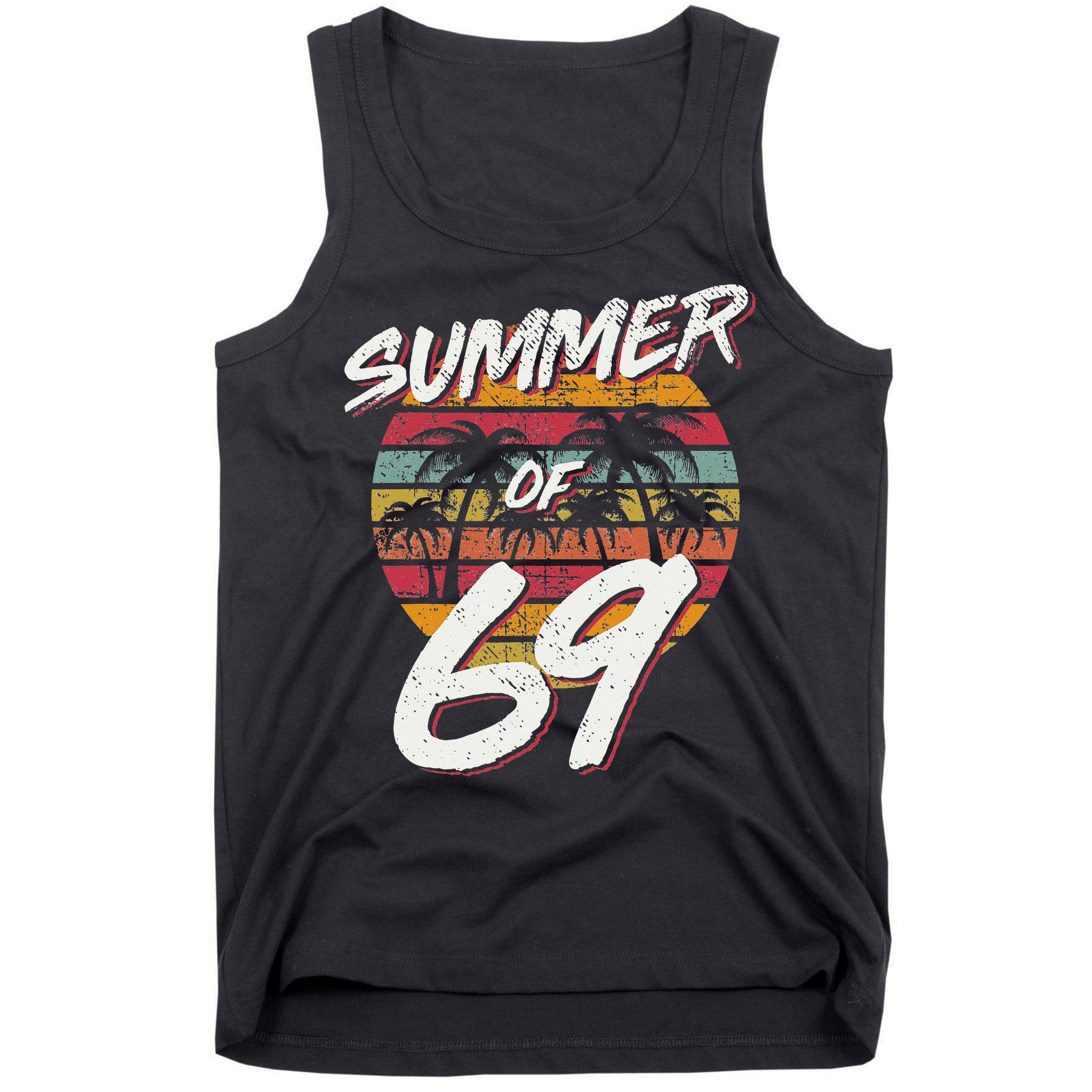 50th Birthday Summer of 69 Gift Mom Daddy Tank Top