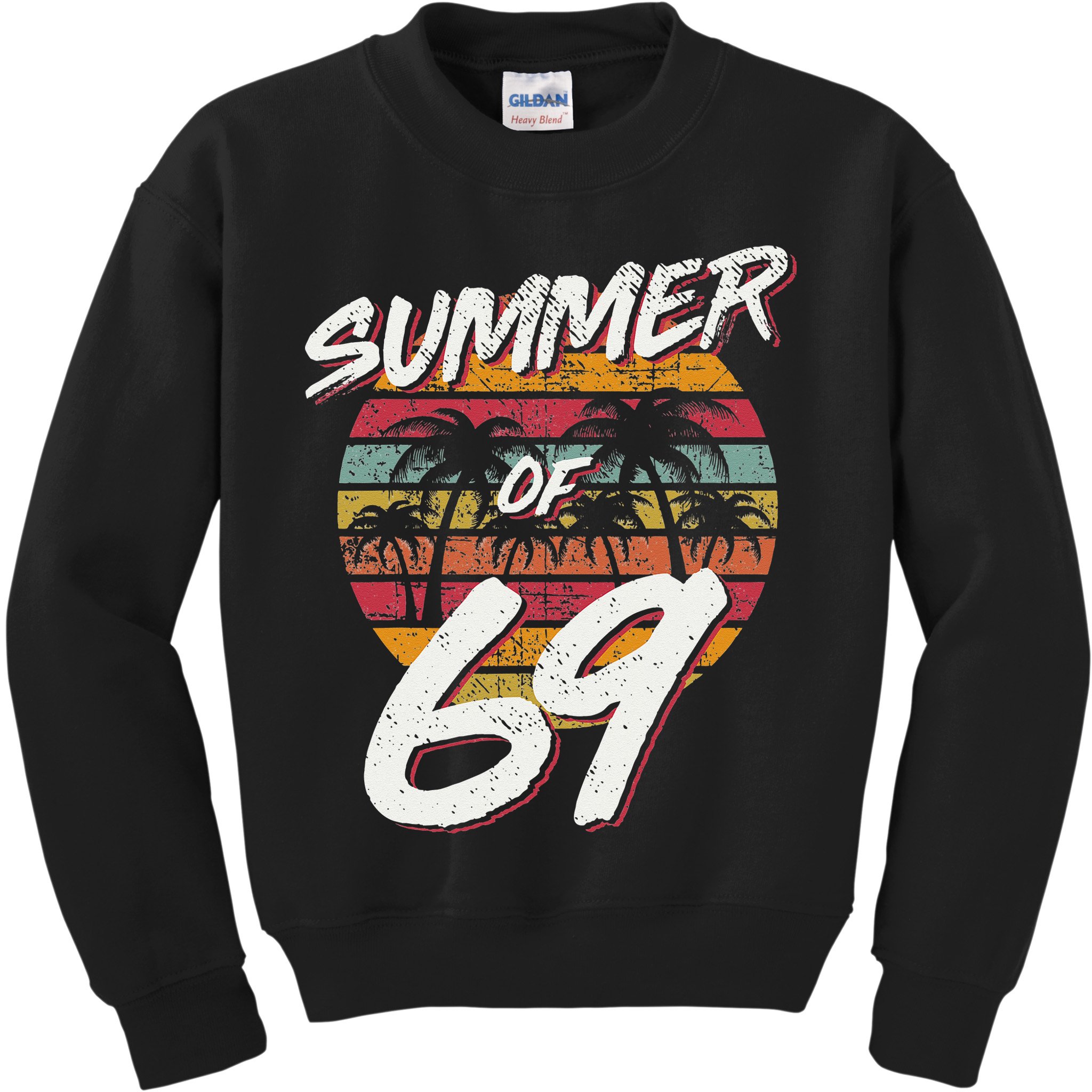 50th Birthday Summer of 69 Gift Mom Daddy Kids Sweatshirt
