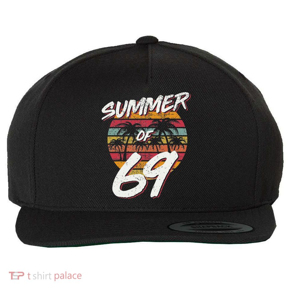 50th Birthday Summer of 69 Gift Mom Daddy Wool Snapback Cap