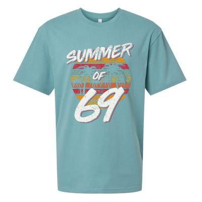 50th Birthday Summer of 69 Gift Mom Daddy Sueded Cloud Jersey T-Shirt