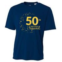 50th Birthday Squad Party 50 Years Old Yellow Gold Birthday Cooling Performance Crew T-Shirt