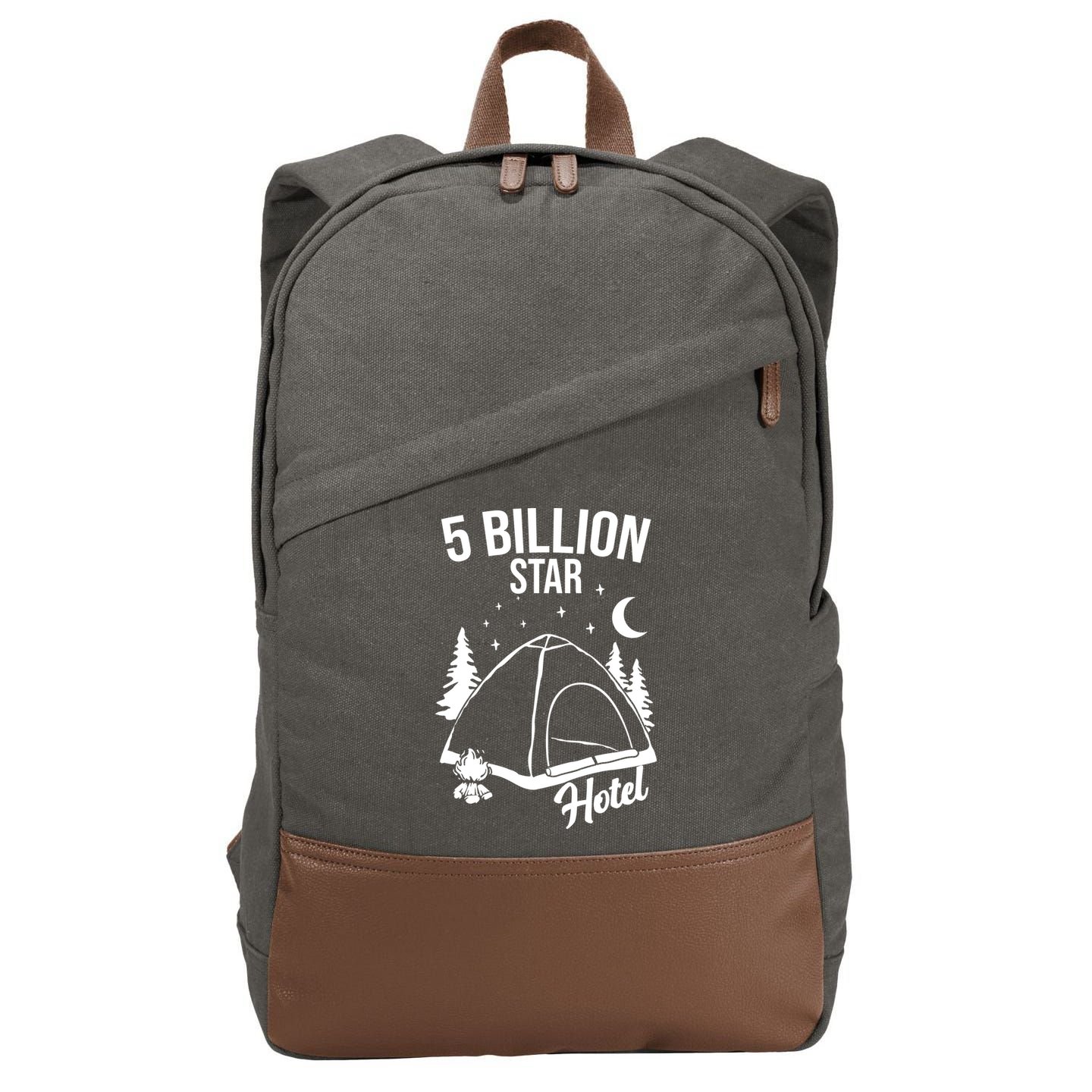 5 Billion Star Hotel National Park Cotton Canvas Backpack