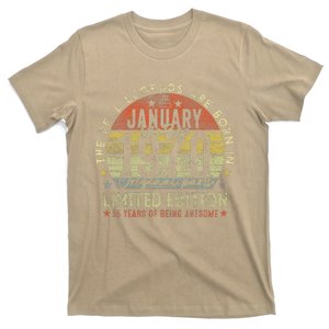 55th Birthday The Real Legends January 1970 55 Years Old T-Shirt