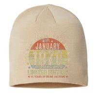 55th Birthday The Real Legends January 1970 55 Years Old Sustainable Beanie