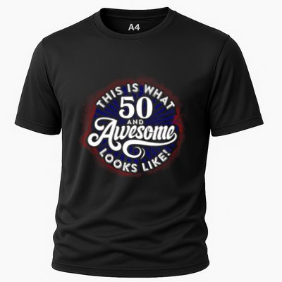 50th Birthday This Is What 50 And Awesome Looks Like 1971 Performance Shirt
