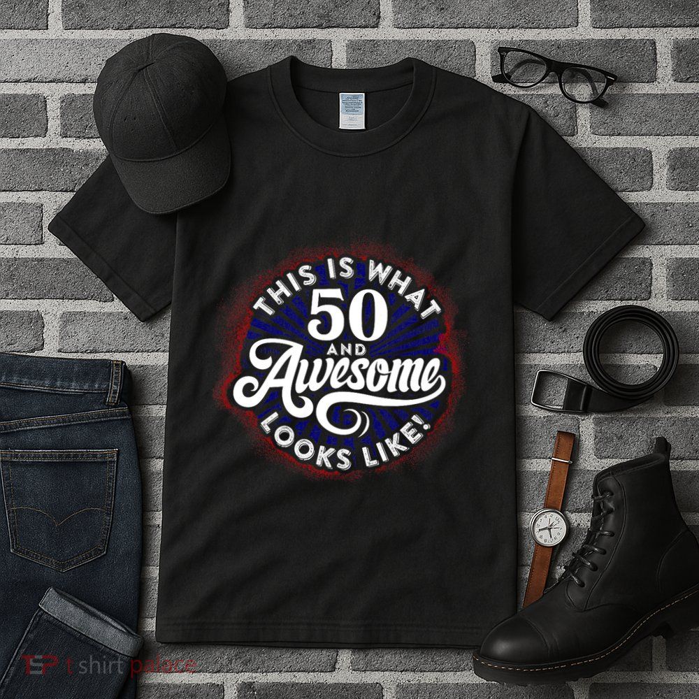 50th Birthday This Is What 50 And Awesome Looks Like 1971 Tall T-Shirt