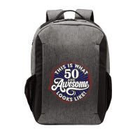 50th Birthday This Is What 50 And Awesome Looks Like 1971 Vector Backpack