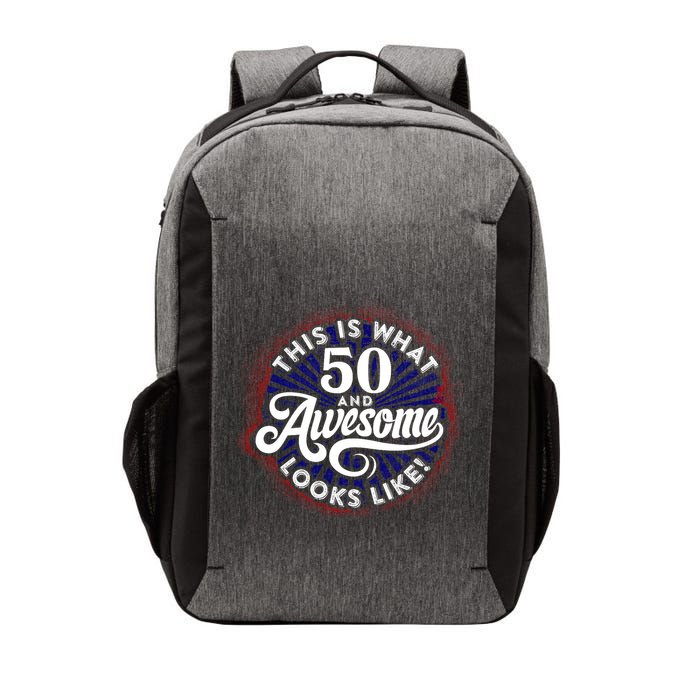 50th Birthday This Is What 50 And Awesome Looks Like 1971 Vector Backpack