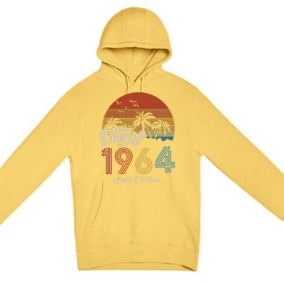 59th Birthday Vintage Limited Edition 1964 Premium Pullover Hoodie