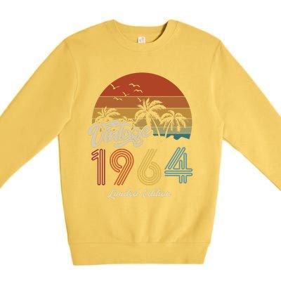 59th Birthday Vintage Limited Edition 1964 Premium Crewneck Sweatshirt