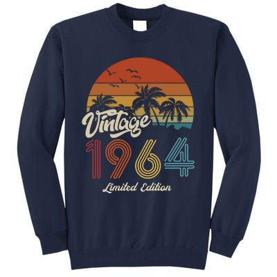 59th Birthday Vintage Limited Edition 1964 Tall Sweatshirt