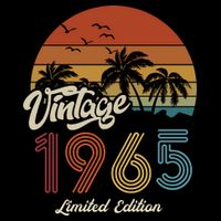 58th Birthday Vintage Limited Edition 1965 Mug