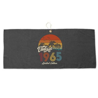 58th Birthday Vintage Limited Edition 1965 Large Microfiber Waffle Golf Towel