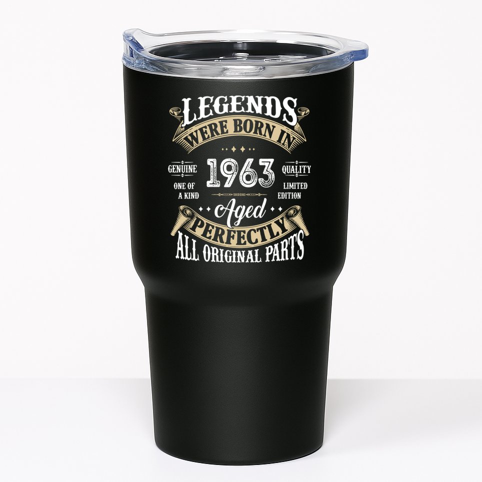 59st Birthday Vintage Legends Born In 1963 Tumbler