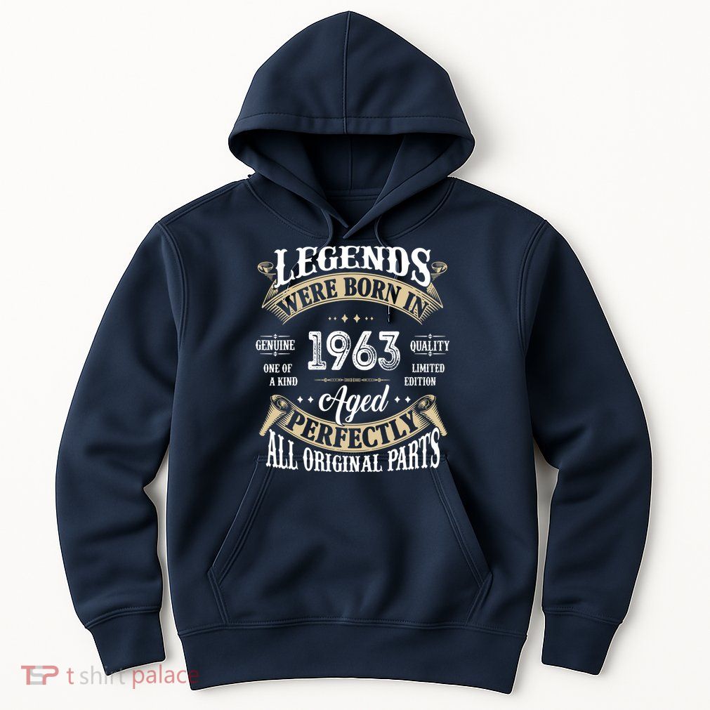 59st Birthday Vintage Legends Born In 1963 Hoodie