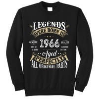 56th Birthday Vintage Legends Born In 1966 Sweatshirt