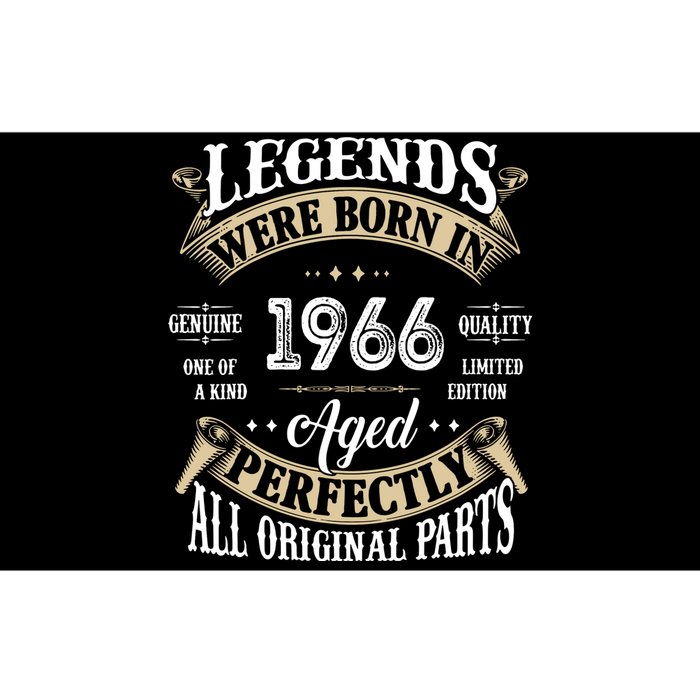 56th Birthday Vintage Legends Born In 1966 Bumper Sticker