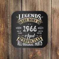 56th Birthday Vintage Legends Born In 1966 Coaster