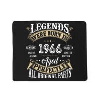 56th Birthday Vintage Legends Born In 1966 Mousepad