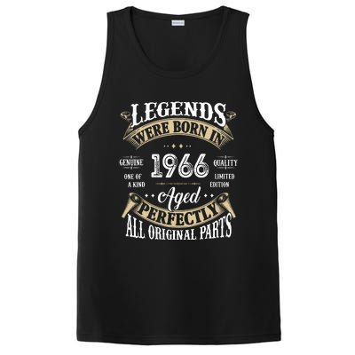 56th Birthday Vintage Legends Born In 1966 PosiCharge Competitor Tank