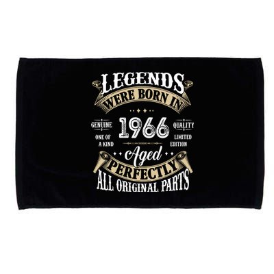 56th Birthday Vintage Legends Born In 1966 Microfiber Hand Towel