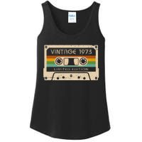 50th Birthday Vintage Legends Born In 1973 50 Years Old Ladies Essential Tank