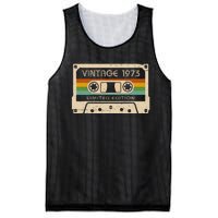 50th Birthday Vintage Legends Born In 1973 50 Years Old Mesh Reversible Basketball Jersey Tank