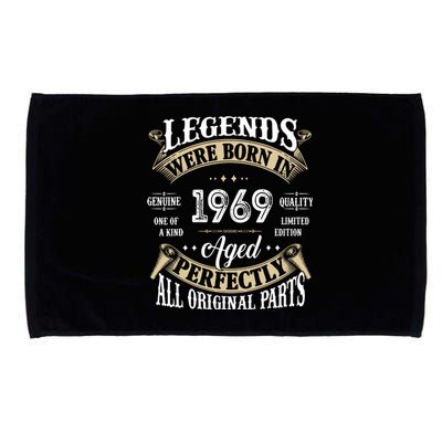 53th Birthday Vintage Legends Born In 1969 Microfiber Hand Towel