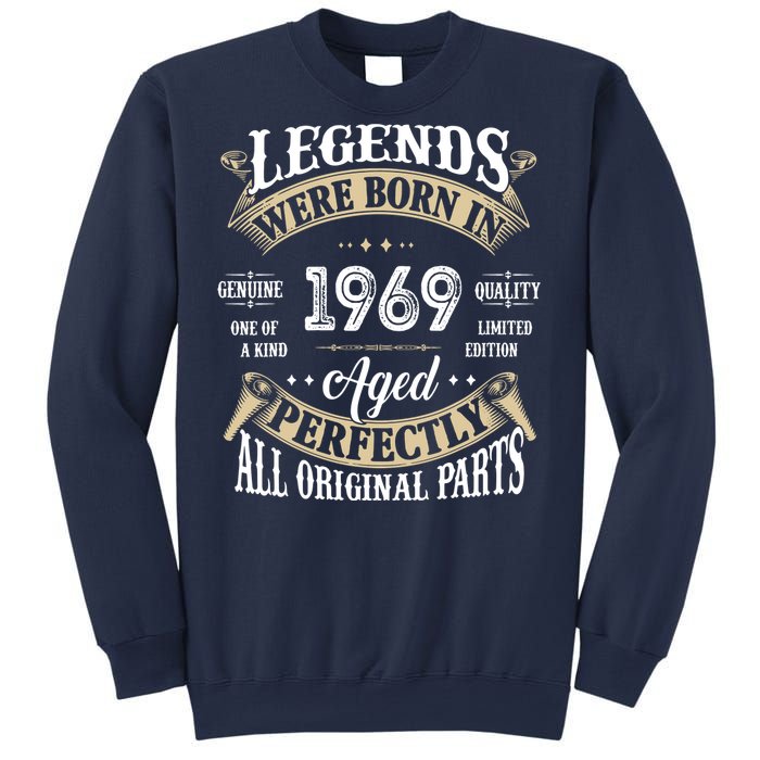 53th Birthday Vintage Legends Born In 1969 Sweatshirt