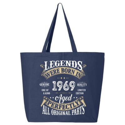 53th Birthday Vintage Legends Born In 1969 25L Jumbo Tote