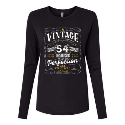 54th Birthday Vintage 1968 Birthday For Women Funny Men 54 Years Old Womens Cotton Relaxed Long Sleeve T-Shirt