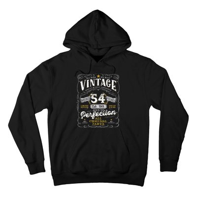 54th Birthday Vintage 1968 Birthday For Women Funny Men 54 Years Old Hoodie