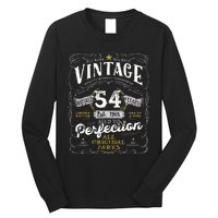 54th Birthday Vintage 1968 Birthday For Women Funny Men 54 Years Old Long Sleeve Shirt